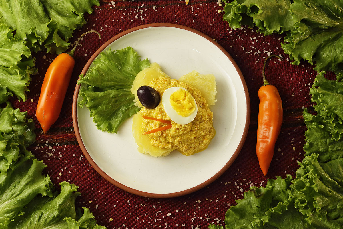 Papa a la huancaina, credits to eatperu.com